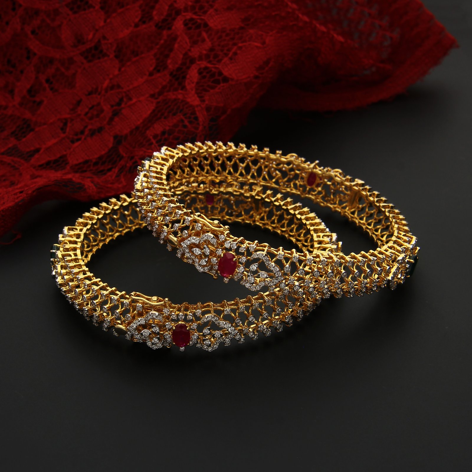 Diamond Bangles